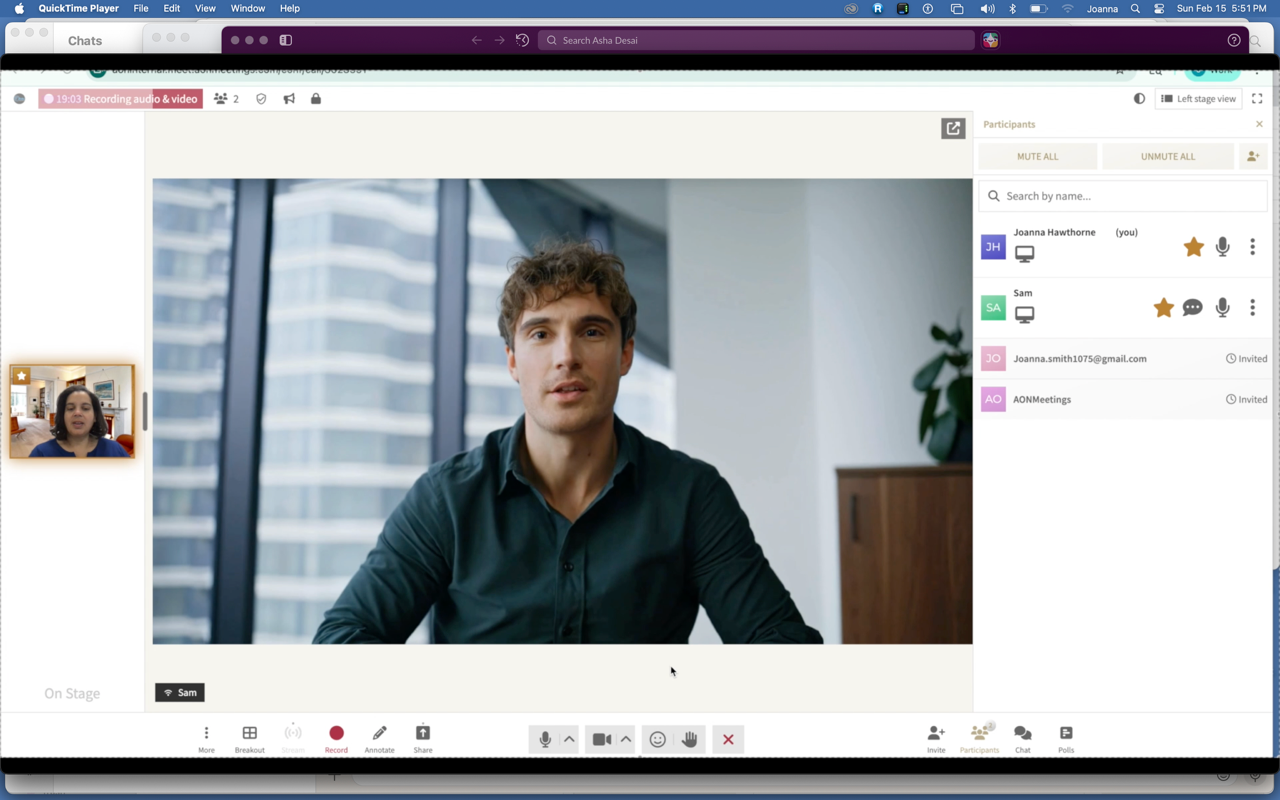 AONMeetings Browser Access